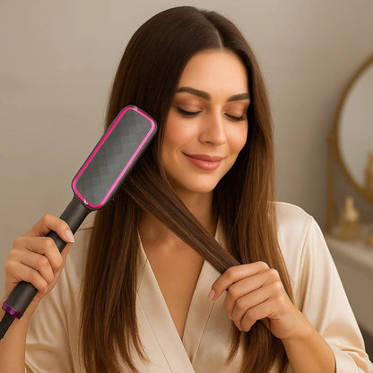 StyleSwift | Hot Comb Straightener – Instant Heat Up – Ceramic Coated – Frizz-Free Shiny Hair for All Types – Salon Smooth Results