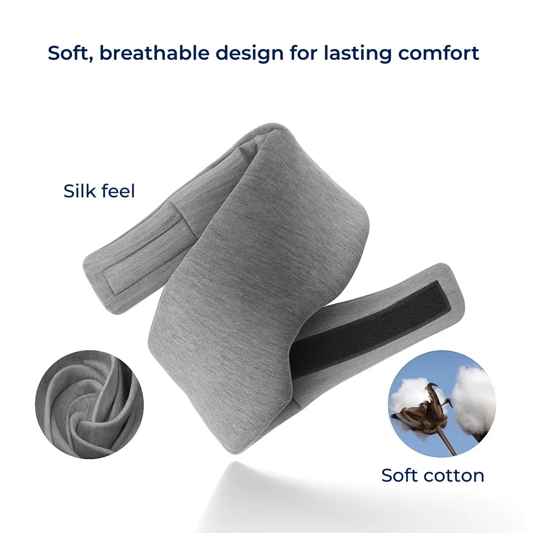Sleepright | Blackout Sleep Mask – Total Light Blocking – Soft Cotton Comfort – Breathable Fit – Blocks All Light for Travel, Naps & Deep Sleep
