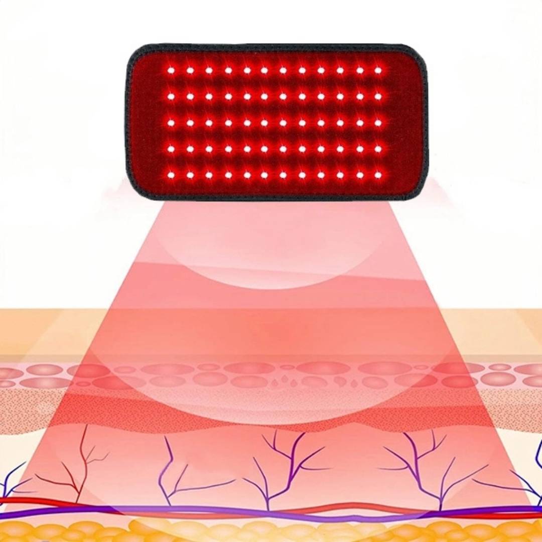 LumiRelief Red Light Therapy Belt | for Pain Relief - Inflammation Reduction - Muscle Recovery - Red Light for Skin Rejuvenation