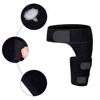 FlexiRelief Hip Brace Thigh Compression Sleeve | Hip Pain Relief - Muscle Support - Injury Recovery - Arthritis - Sciatica Support