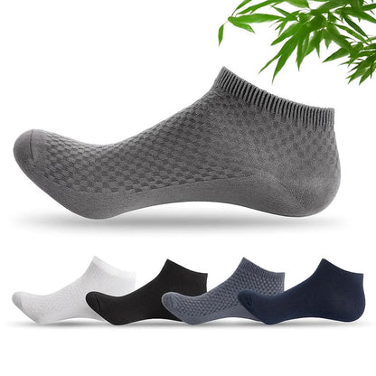 FreshStep | Men’s Bamboo Low-Cut Socks – Moisture-Wicking – Soft Elastic Fibre – Sweat-Free All-Day Comfort – Durable Odour Control