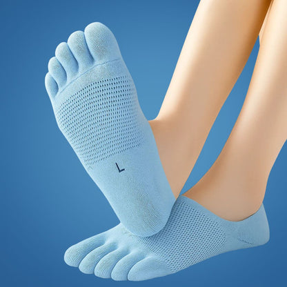 CoolStride | Invisible Toe Socks – Breathable Mesh for Sweat Control – Invisible Anti-slip Fit – Summer Trainers & Walking Comfort