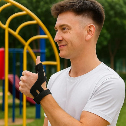 ThumbEase | Thumb Splint Brace – Pain Relief – Breathable Support – Reduces Swelling – Comfortable Fit – Ideal for Work or Sports