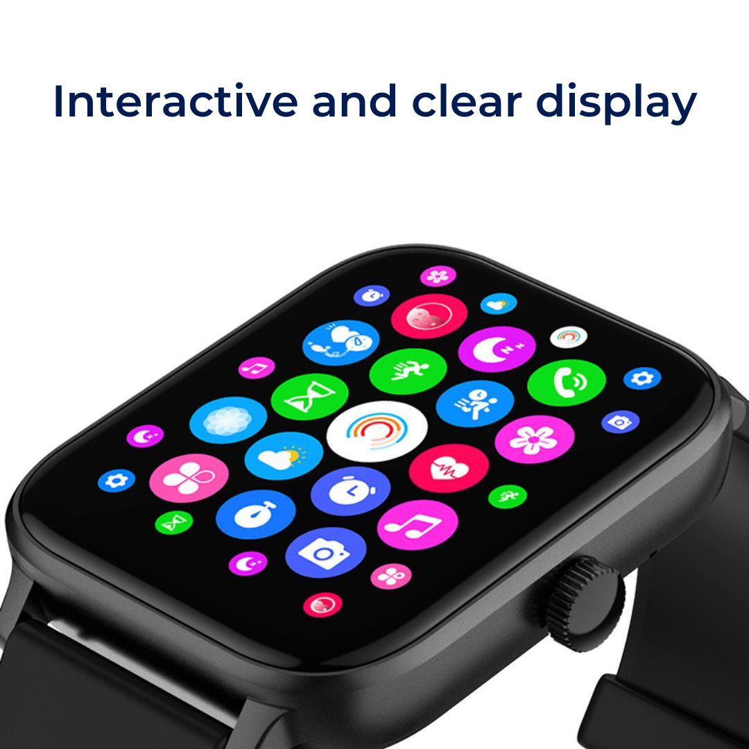 VitalEase Smartwatch | Health Tracking - Heart Rate Monitoring - Sleep Tracking - Fitness and Running Tracking