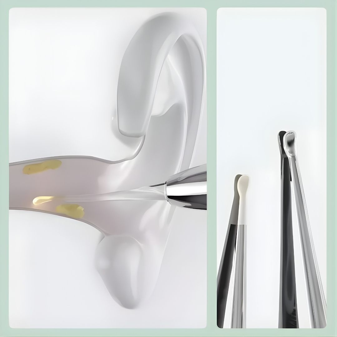 EarLumina | Ear Wax Removal Kit – LED-Illuminated Precision Cleaning – Stainless Steel – Safe Gentle Ear Care for Adults & Children