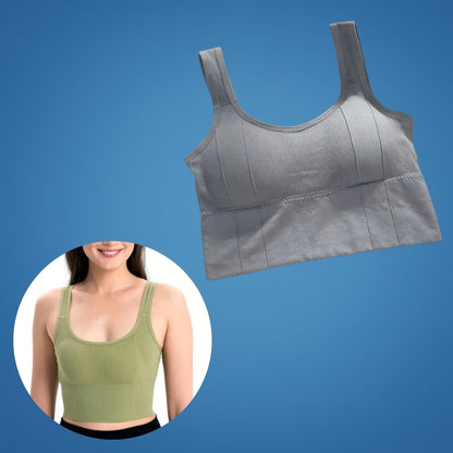 Flexora | Seamless Sports Bra – Cooling Quick-Dry Fabric – Medium Support Fit – Gym & Yoga Workout