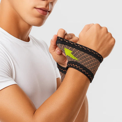 JointGuard | Wrist Support Brace – Copper‑Infused Compression for Wrist Pain Relief – Breathable Low‑Profile Sleeve for Everyday & Sports