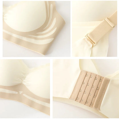 LiftEase | Comfortable Wireless V‑Neck Bra – Anti‑Sagging Lift – Breathable Padded Support – All‑Day Comfort – Ideal for Daily Wear