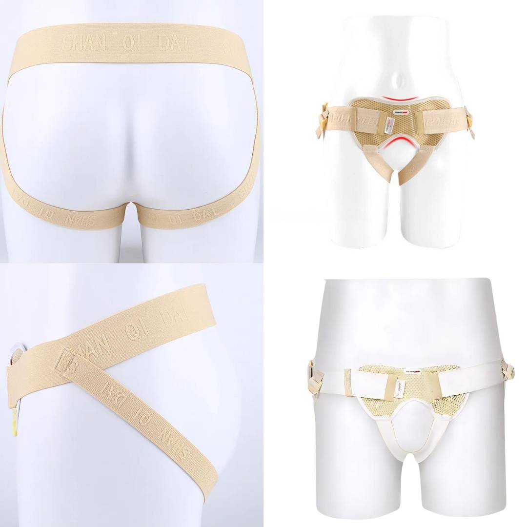 ReliefGuard Adjustable Inguinal Hernia Support Belt | Comfortable Breathable Inguinal Hernia Brace for Men - Improves Mobility