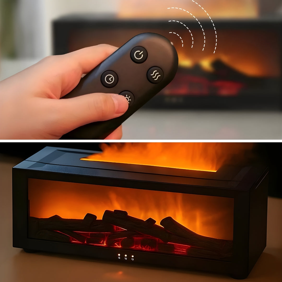 CalmAura | Essential Oil Diffuser Humidifier – Deep Sleep & Dry-Air Relief – Quiet USB-Powered 150 ml Tank – Bedroom & Living Room