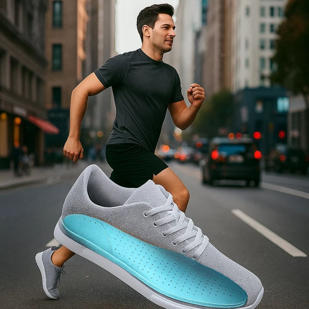 ArchCushion | Arch Support Insoles – Shock-Absorbing – Breathable Leather – For Pain Relief and All-Day Comfort