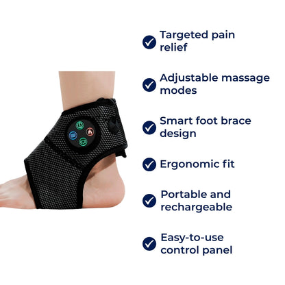ReliefFlex | Electric Foot Massager – Adjustable Wrap for Pain Relief & Muscle Relaxation at the Ankle