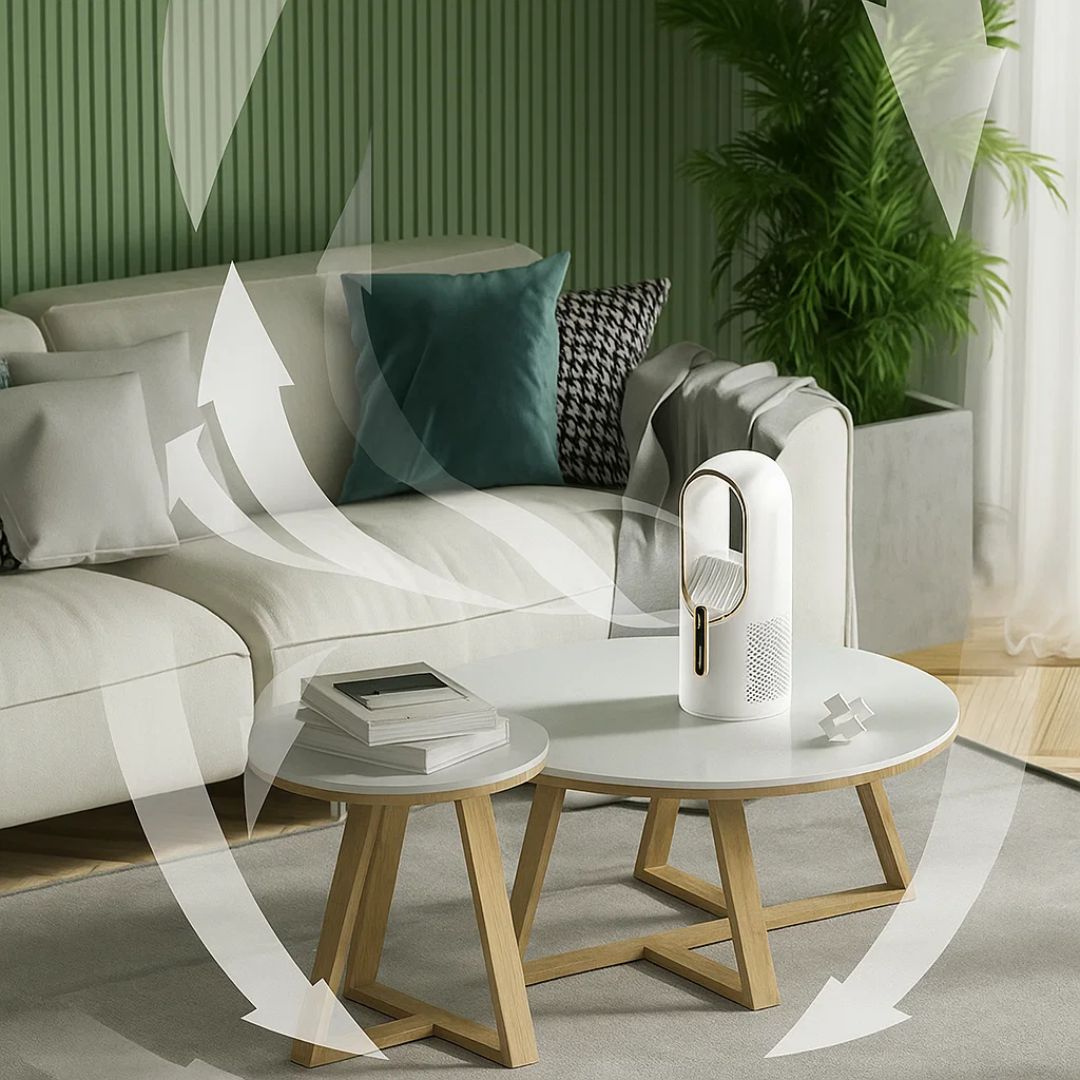 CoolMist | Portable Air Cooler Humidifier – Adjustable Quiet Mist – USB-Powered Compact – Personal Desk & Bedside Comfort for All-Day Freshness