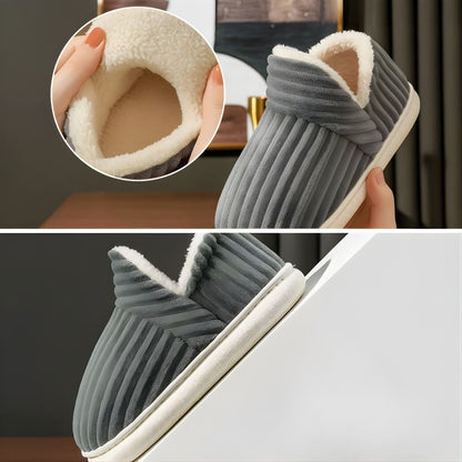 HeatEase | Winter Warm House Slippers – Closed-Toe Anti-Slip Sole – Thick Cushioned Support – Keeps Feet Cosy and Pain-Free All Day
