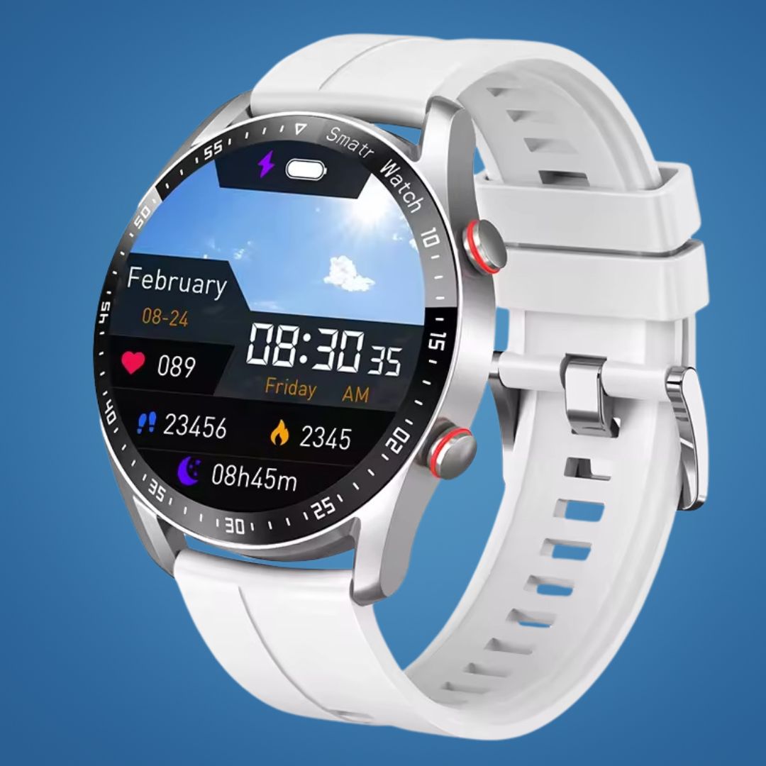 FitTrack | Non-Invasive Fitness Smart Watch - Tracks Physical Activity - Heart Rate - Sleep - Workout - Water Resistant