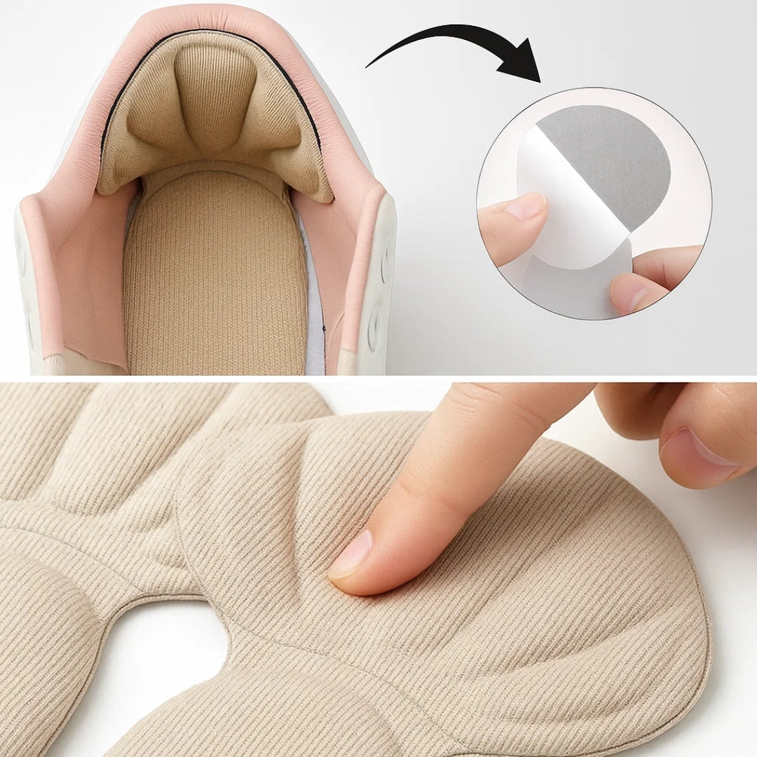 HeelEase | Heel Grip Cushion Inserts – Prevent Heel Slipping – Soft Shock-Absorbing Cushioning – All-Day Comfort for Everyday Shoes
