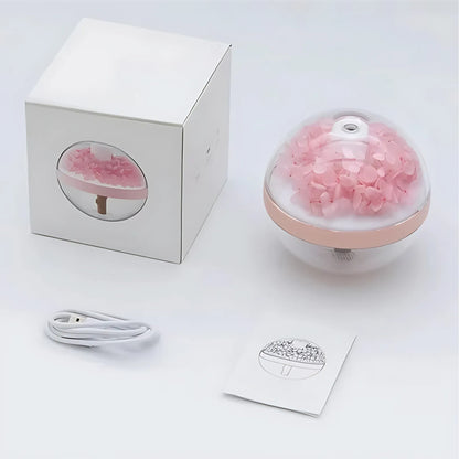 SereniGlow | Essential Oil Diffuser Humidifier – Ultrasonic Cool Mist – USB‑Rechargeable – LED Night Light for Bedroom & Nursery