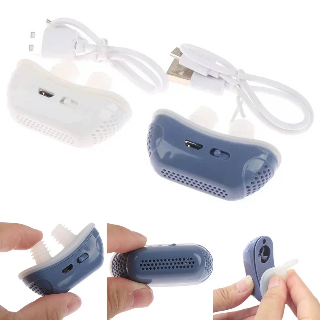 RestEase Micro CPAP Sleep Apnoea Machine | Portable Anti-Snoring Device - Rechargeable - Travel-Friendly CPAP Alternative