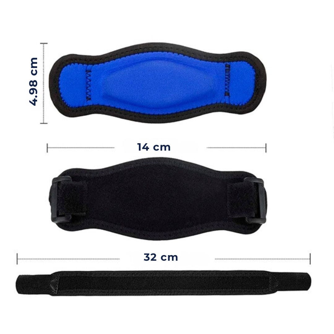FlexSupport Adjustable Elbow Brace Support Pad | Elbow Pain Relief - Compression for Elbow Pain - Comfortable Elbow Brace
