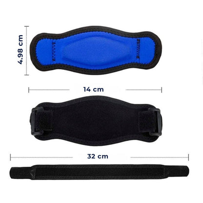 FlexSupport Adjustable Elbow Brace Support Pad | Elbow Pain Relief - Compression for Elbow Pain - Comfortable Elbow Brace