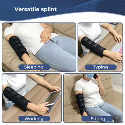 NightArm Relief | Night Elbow Brace – Prevents Ulnar Nerve Pain – Breathable Soft Immobiliser – Sleep Comfort – Faster Recovery Support