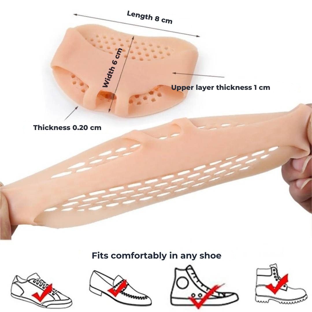 AlignCare Toe Separators Metatarsal Pads | for Toe Alignment - Foot Pain Relief - Pressure Reduction - Comfortable Toe Separators
