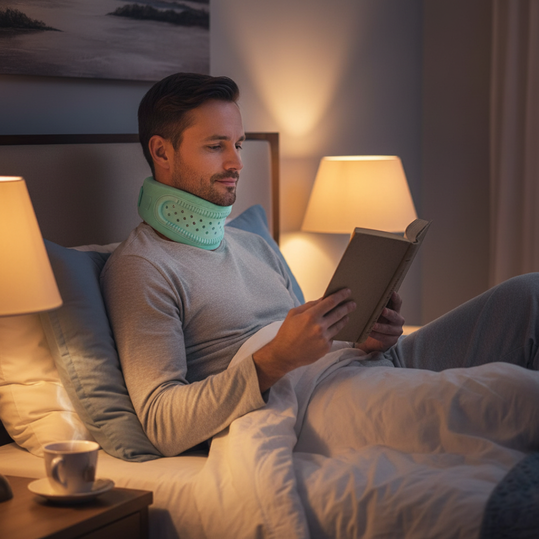 CerviSoft | Soft Cervical Collar – Lightweight Neck Support Brace – Foam Cushioning Breathable Design – Pain Relief for Office & Sleep