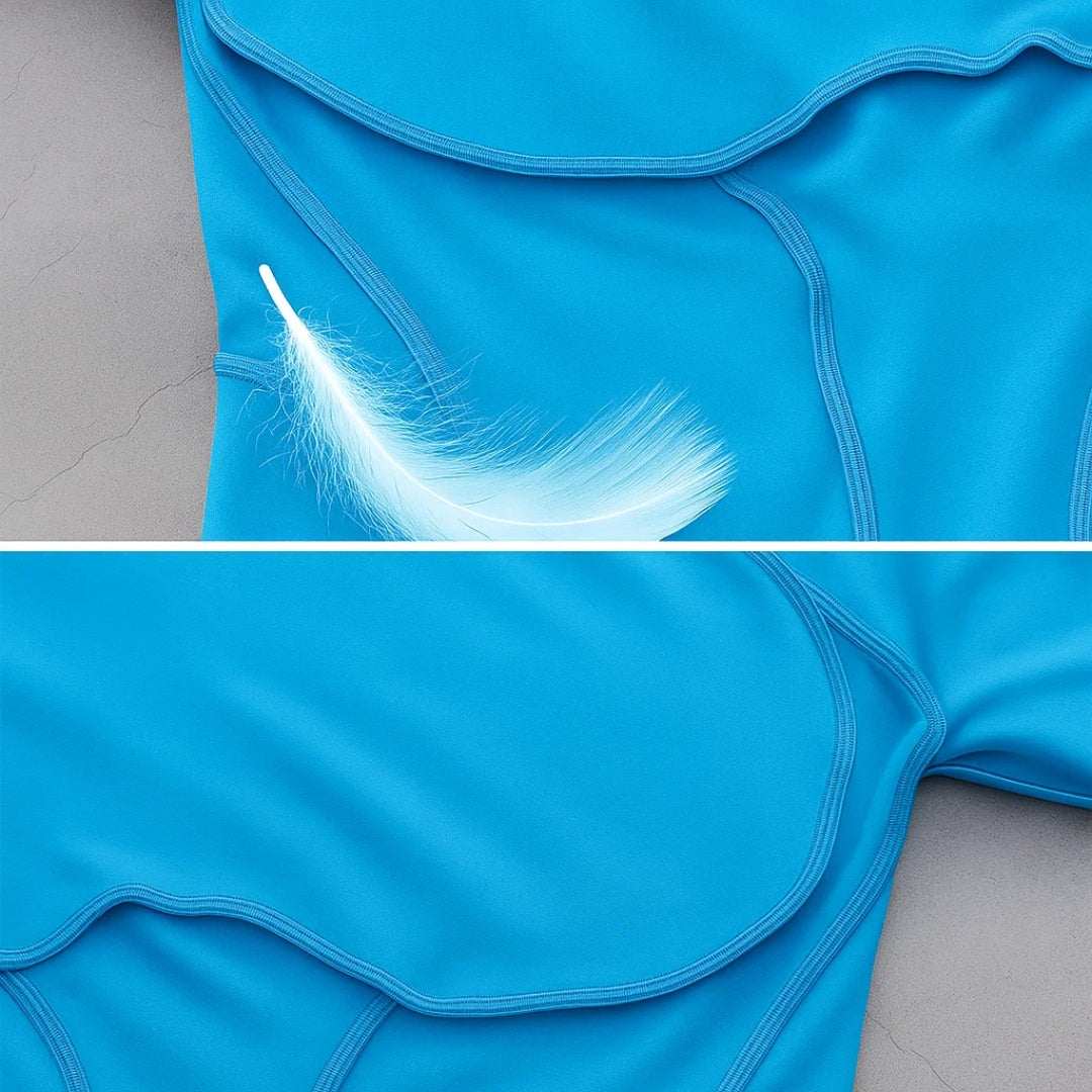 FitCurve | Women’s Fitness Bodysuit – Open Back Ventilation – Breathable Lightweight Fabric – Stay Cool, Move Freely, Train Harder