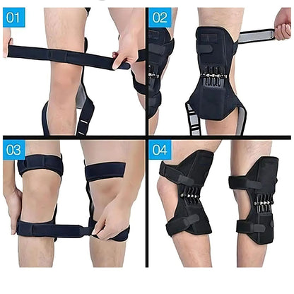 KneeGuard Pro | Set of 2 Hinged Knee Brace Stabilizers for Pain Relief | Adjustable Support for Knee Injuries - Arthritis - Post-Surgery Recovery