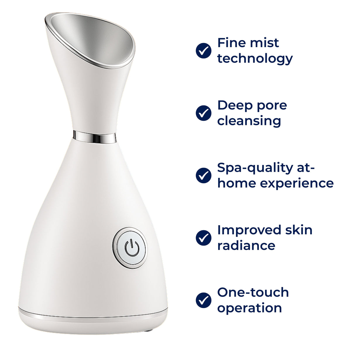 GlowMist | Facial Steamer – Deep Pore Cleanse – Fine Mist Technology – At-Home Skincare