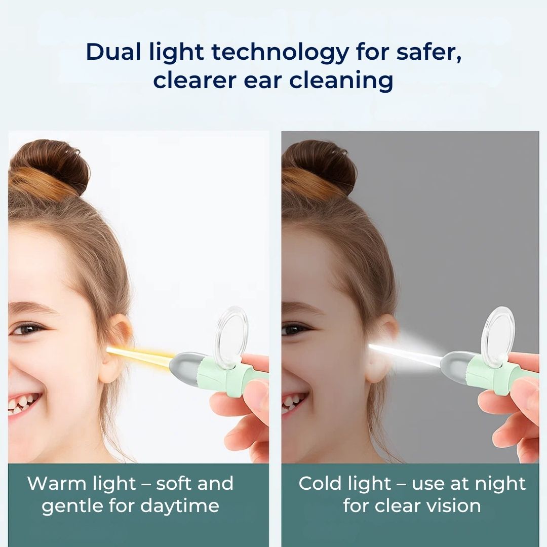 EarLumina | Ear Wax Removal Kit – LED-Illuminated Precision Cleaning – Stainless Steel – Safe Gentle Ear Care for Adults & Children