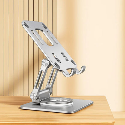 DeskEase | Adjustable Tablet Stand – Ergonomic Comfort – Foldable Anti‑Slip Design – Ideal for Work, Study, Travel & Video Calls