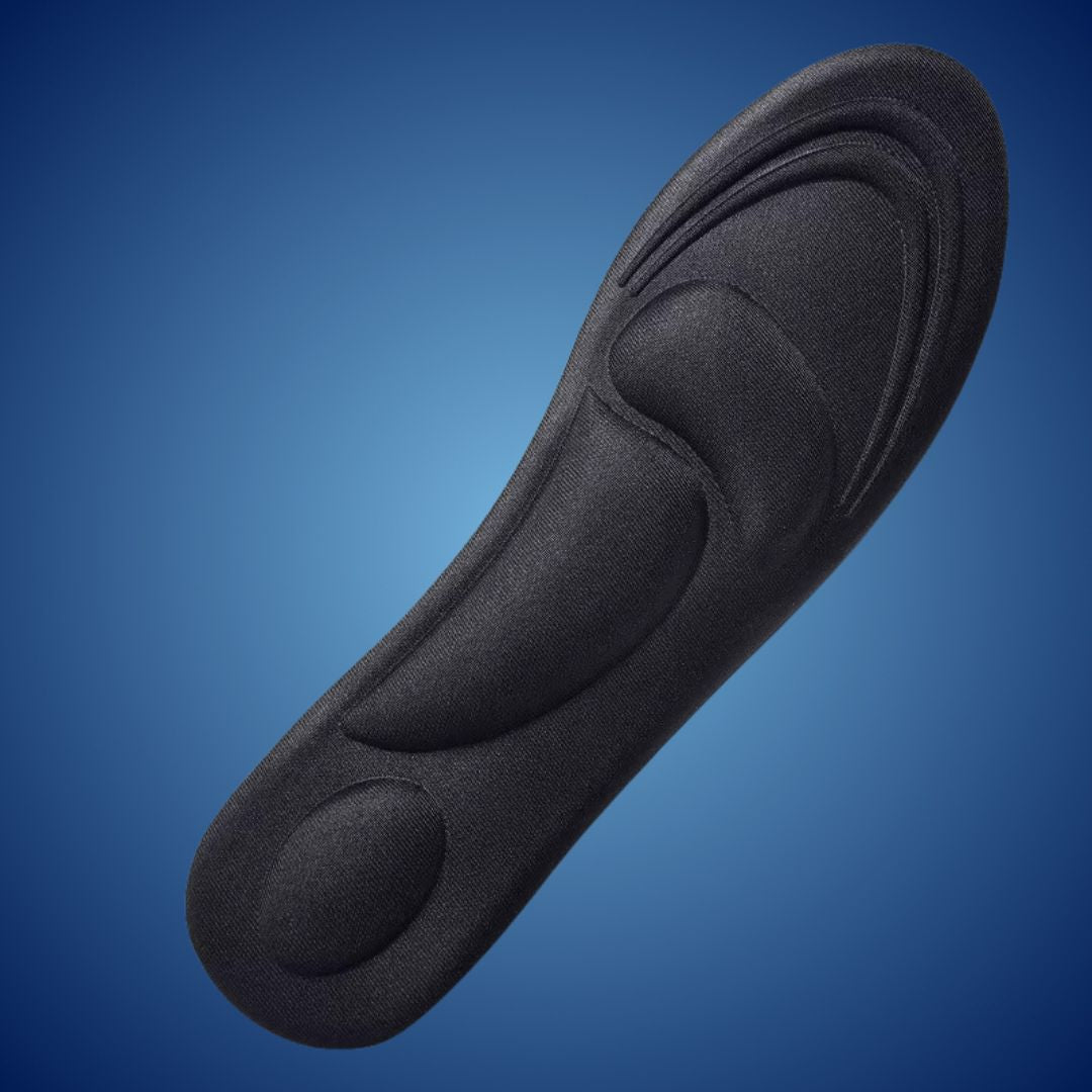 ComfortFlex 4D Memory Foam Insoles | Foot Pain Relief - Enhanced Foot Comfort - Cushioned Arch - Heel Support