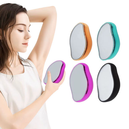 SilkEase | Crystal Hair Remover – Pain-Free Exfoliation – Ultra-Fine Crystal Surface – For Sensitive Skin