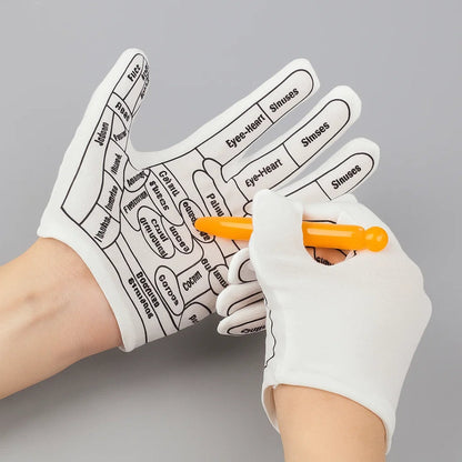 HandEase | Reflexology Gloves – Hand Pain Relief – Boost Circulation – Elastic Non‑Slip Fit – Acupressure Massage Therapy for Sore Hands at Home