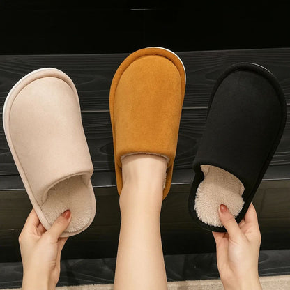 HomeHug | Warm Non-Slip House Slippers – Cushioned Closed-Toe Design – Prevent Cold Floors – All-Day Comfort & Foot Support for Adults