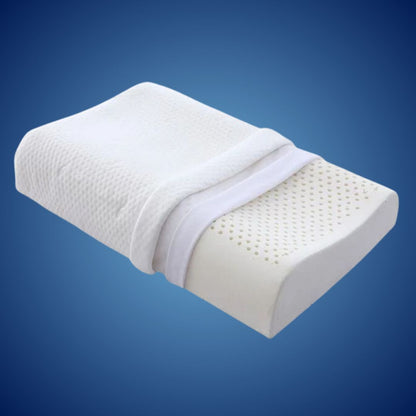 EcoNeck Comfort | 100% Natural Latex Orthopedic Pillow - for Neck Pain - Comfortable and Supportive Pillow - Better Sleep - Wellness