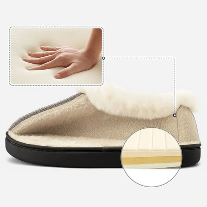SnuggleStep | Warm Indoor Footwear – Memory Foam Sole – Faux Fur Lining – Anti-Slip Grip – All-Day Comfort & Pain Relief on Hard Floors