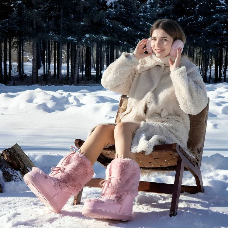 FrostStride | Women’s Moon Boots – Waterproof Snow Defence – Plush Faux Fur Lining – Warm Comfort – Non Slip Grip for Cosy Winter Walks