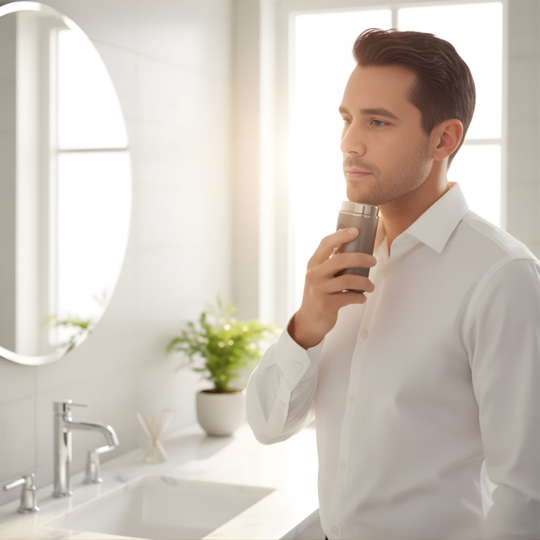 SwiftGroom | Travel Electric Razor – Compact USB Shaver – Waterproof IPX7 – Smooth Portable Grooming for Men with Close Shave Comfort