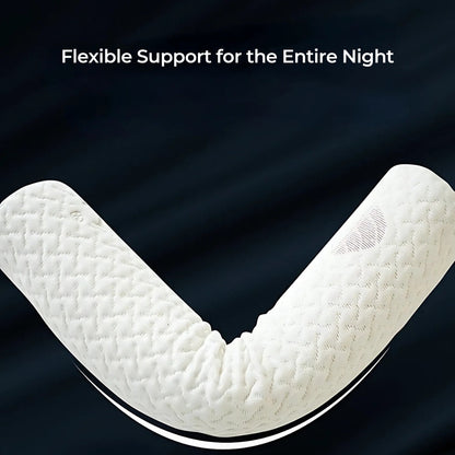 RelaxPosture Memory Foam Neck Roll Pillow – Perfect for Sleep, Travel, and Pain Relief with Ergonomic Support