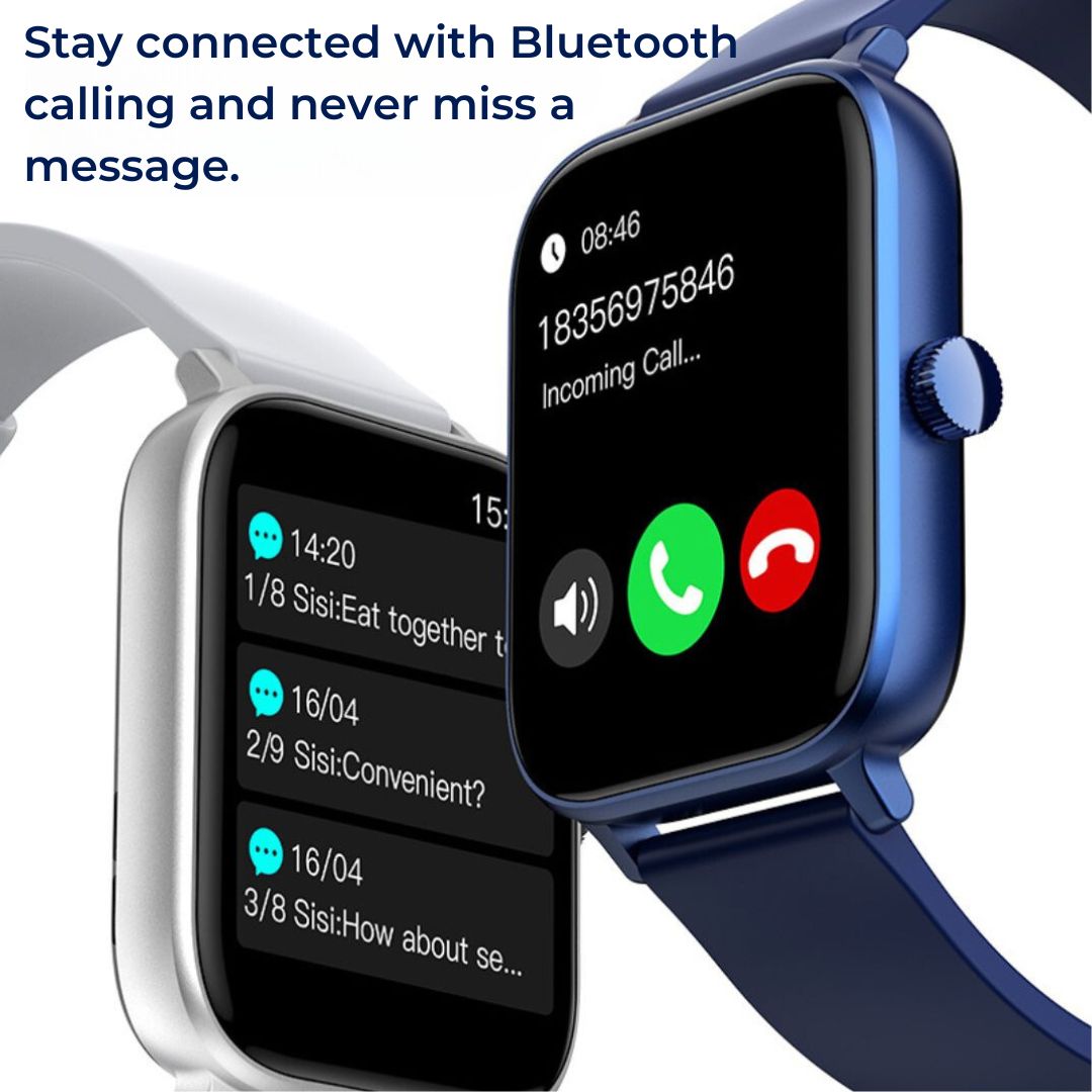 VitalEase Smartwatch | Health Tracking - Heart Rate Monitoring - Sleep Tracking - Fitness and Running Tracking