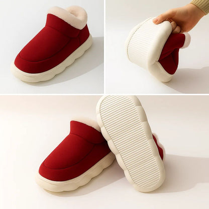 ComfiTread | Winter Slippers – Non-Slip Thick Sole Support – Soft Plush Lining – Extra Warm Comfort & Pain Relief on Cold Hard Floors