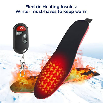 HeatFeet Heating Shoe Insole  | Heating Adjustable Inserts - Temperature Control - Cold Weather - Cold Feet