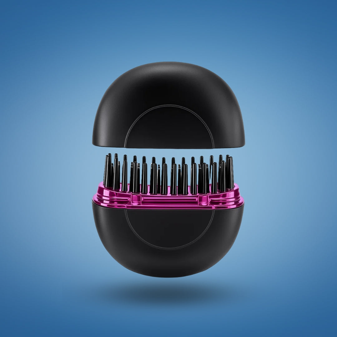 GlamGo | Portable Hair Straightener – Fast Heat Up – Mini Comb Design – Frizz-Free Finish – Quick Touch-Ups for Travel & Daily Use