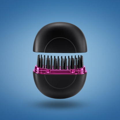 GlamGo | Portable Hair Straightener – Fast Heat Up – Mini Comb Design – Frizz-Free Finish – Quick Touch-Ups for Travel & Daily Use