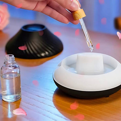 FlameGlow Air Humidifier Aromatherapy Diffuser | Adds Moisture - Relieves Dry Air - Helps to Relax - Quiet Diffuser for Home or Office