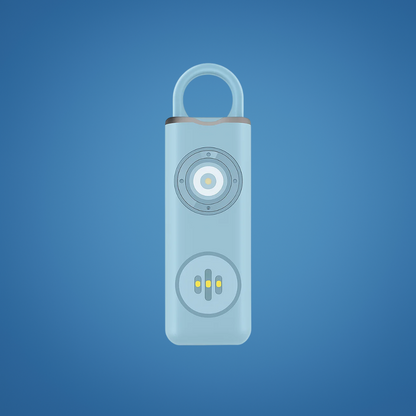 NightGuard | Personal Alarm Keychain – Ultra-Loud 130 dB Siren – Compact LED Torch Safety Device – For Night-Walkers Students & Commuters