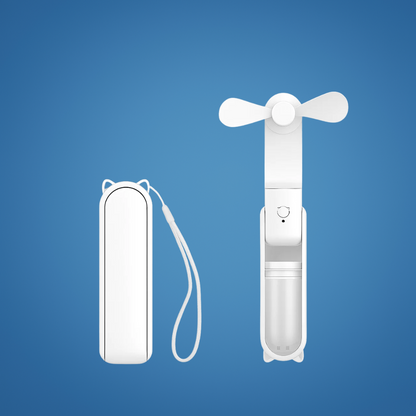 CoolMate | Portable Mini Fan – Long Battery Life – Foldable & Silent – Stay Cool Anywhere – Ideal for Travel, Festivals, Office & Camping