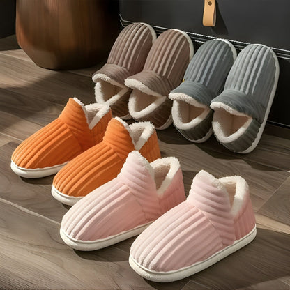 HeatEase | Winter Warm House Slippers – Closed-Toe Anti-Slip Sole – Thick Cushioned Support – Keeps Feet Cosy and Pain-Free All Day